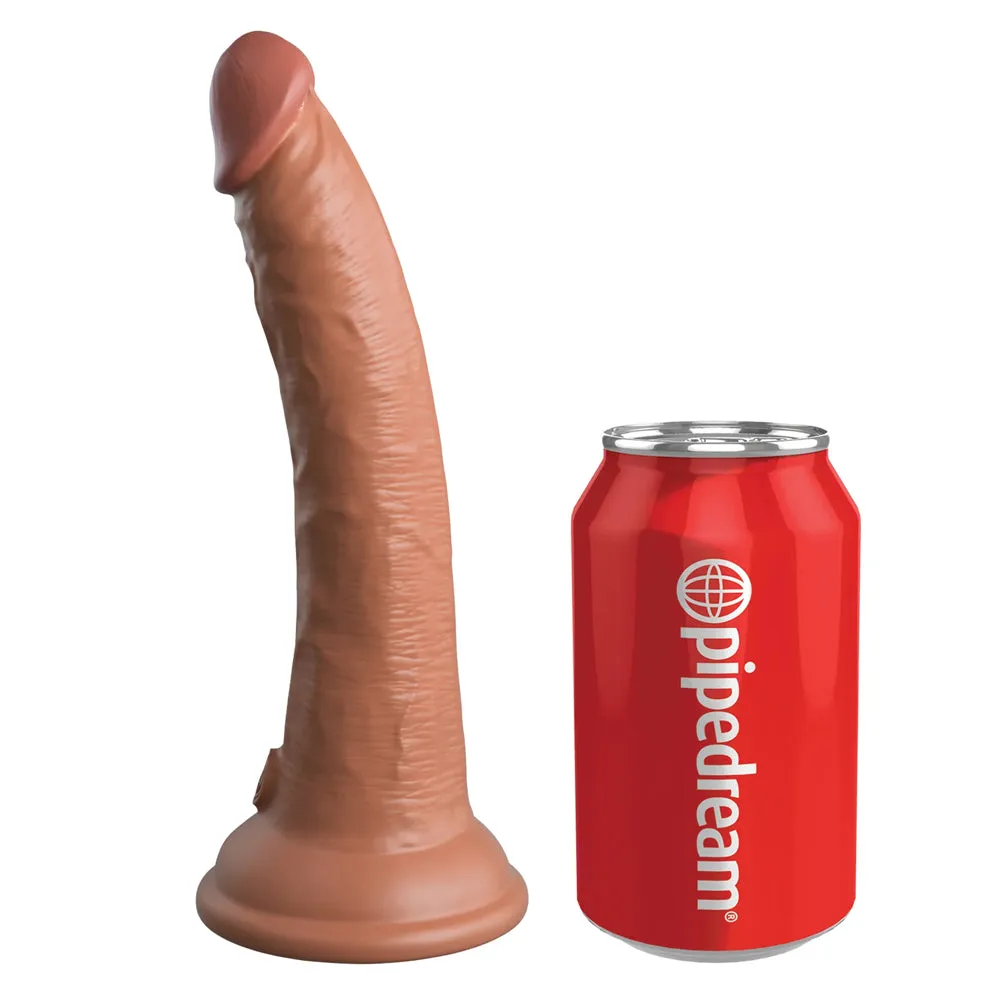 King Cock Elite Comfy Silicone Body Dock Harness & 7" Dildo Kit