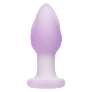Lavender Haze Ridge Probe Vibrating Liquid Silicone Butt Plug