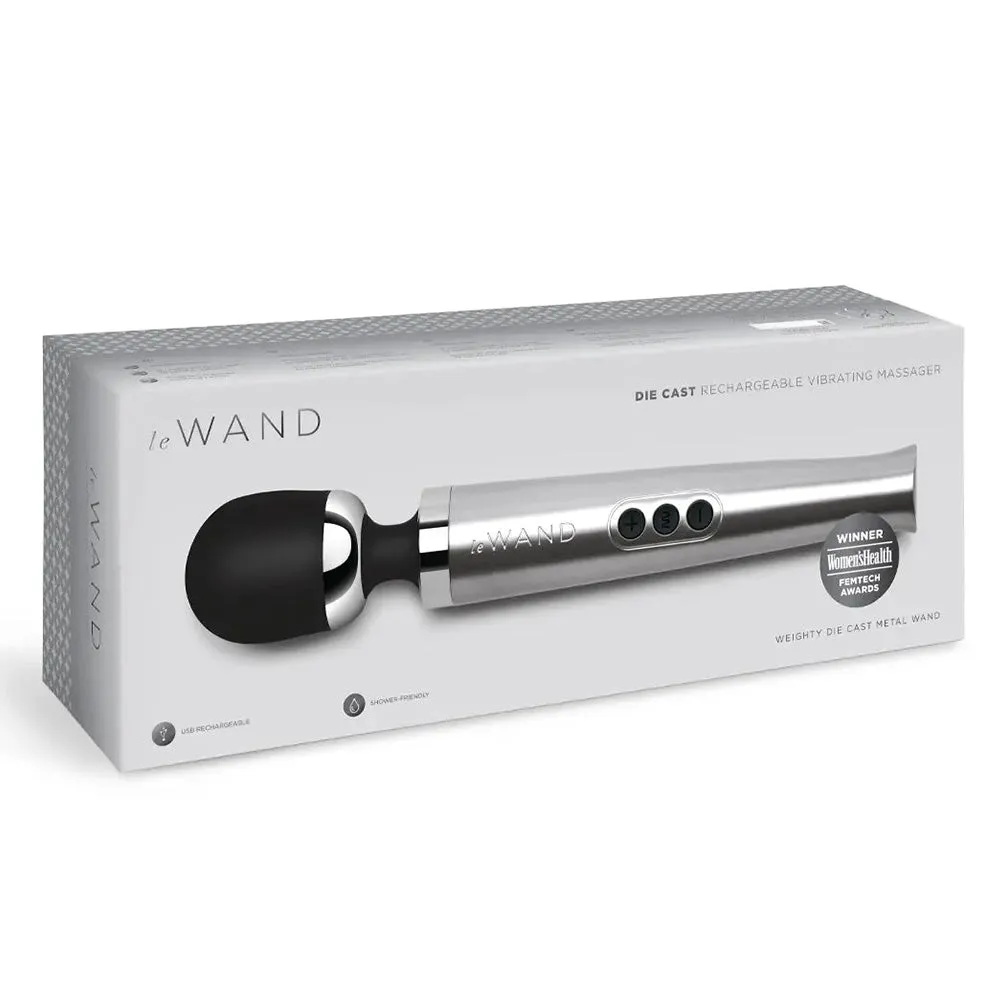 Le Wand Luxury Die Cast Metal Rechargeable Vibrating Massager
