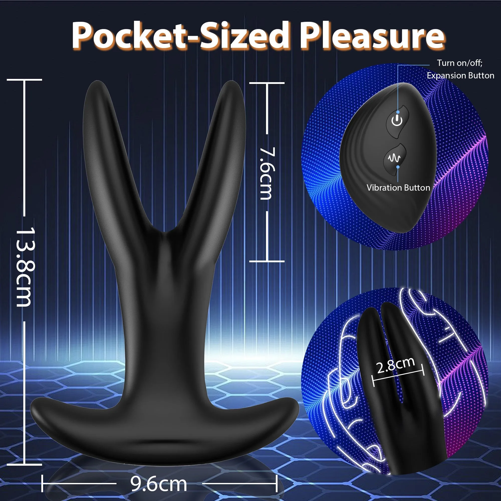 Leopold - Expanding & Vibrating Butt Plug