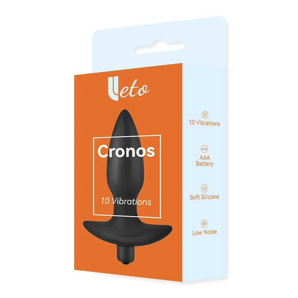 Leto Cronos 10-Mode Vibrating Silicone Anal Plug