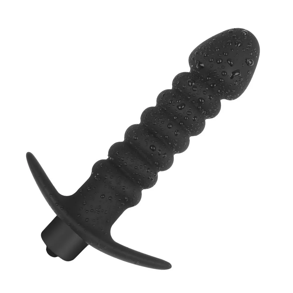 Leto Jett 10-Mode Vibrating Ribbed Silicone Anal Plug