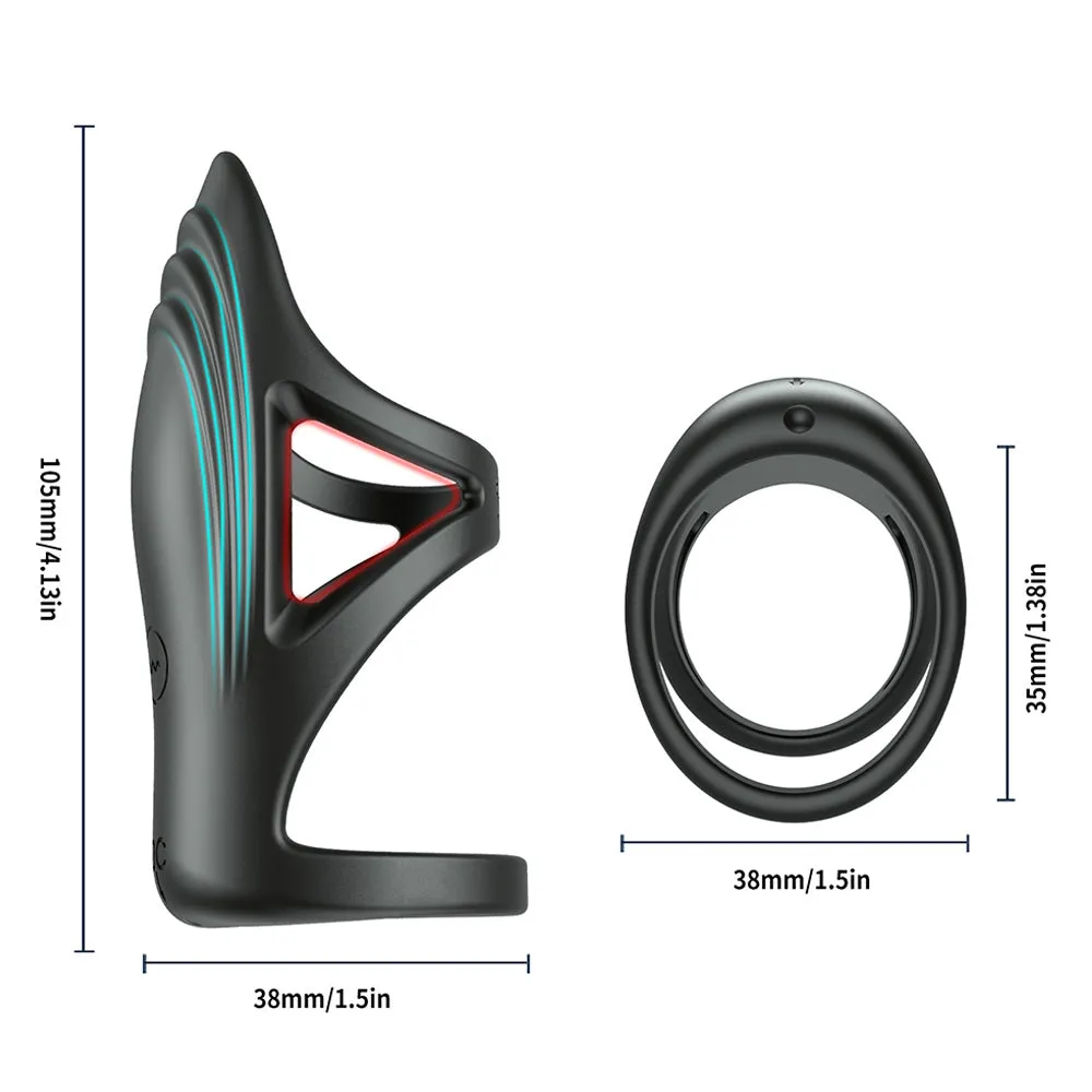 Leto Pecker App-Compatible Vibrating Wearable Cock Ring Sleeve