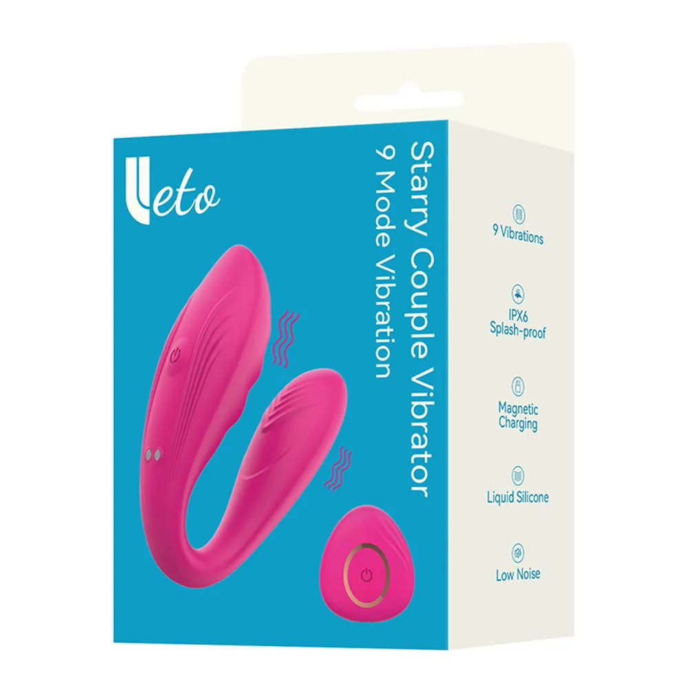 Leto Starry Remote Control Couples Vibrator