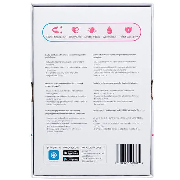 Lovense - Dolce App-Controlled Couple Dual Vibrator (Pink)