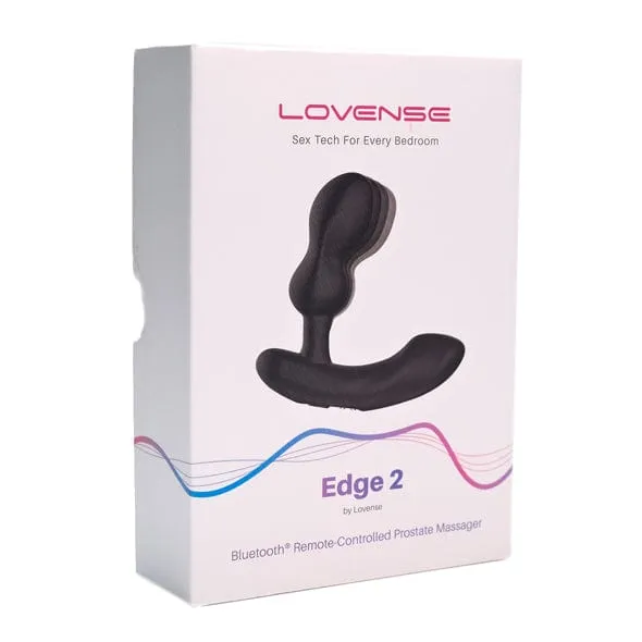 Lovense - Edge 2 App-Controlled Prostate Massager (Black)