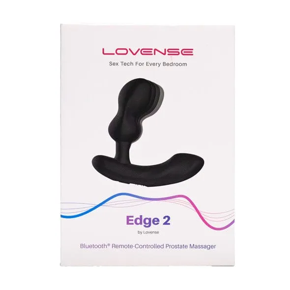 Lovense - Edge 2 App-Controlled Prostate Massager (Black)