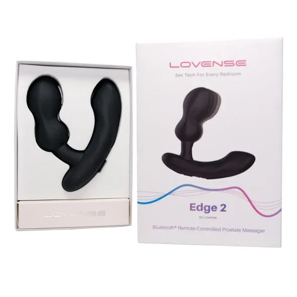 Lovense - Edge 2 App-Controlled Prostate Massager (Black)