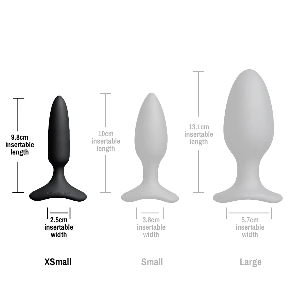 Lovense Hush 2 Bluetooth Vibrating 1" Butt Plug - Extra-Small