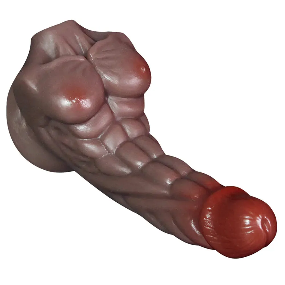 Muscle Man Silicone Real Feel Dildo