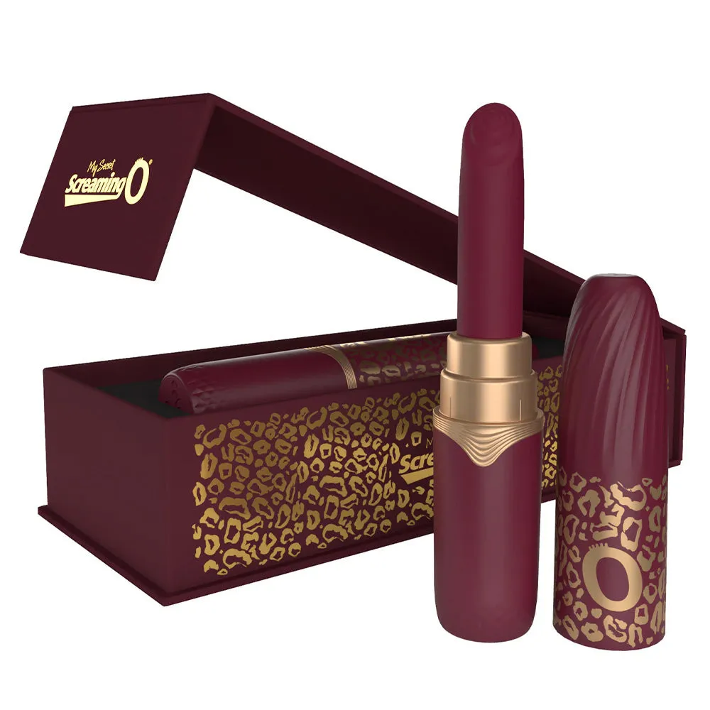 My Secret Screaming O Premium Lipstick Vibrator & Attachments