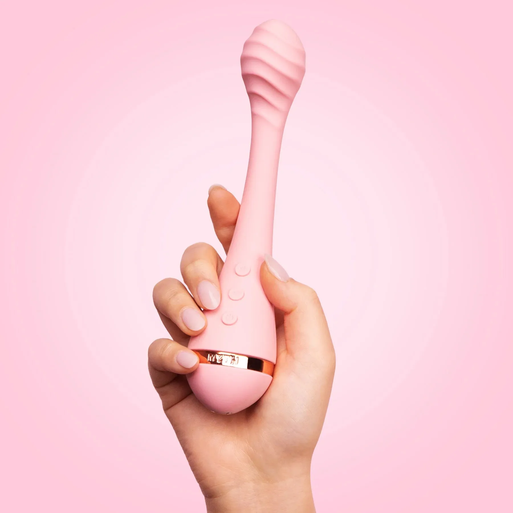 Myth - Pink Rechargeable Textured G-Spot Vibrator