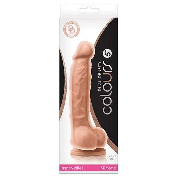 NS Novelties - Colours Dual Density Silicone Realistic Dildo with Balls
