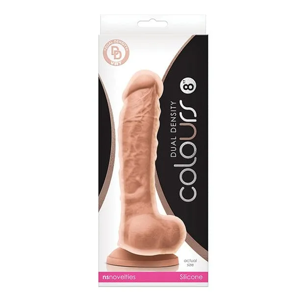NS Novelties - Colours Dual Density Silicone Realistic Dildo with Balls