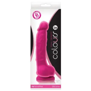NS Novelties - Colours Dual Density Silicone Realistic Dildo with Balls