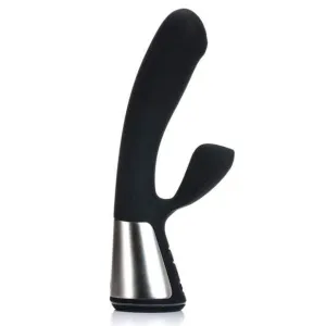 OhMiBod - Kiiroo Fuse App-Controlled Interactive Bluetooth Dual-Stim Rabbit Vibrator (Black)