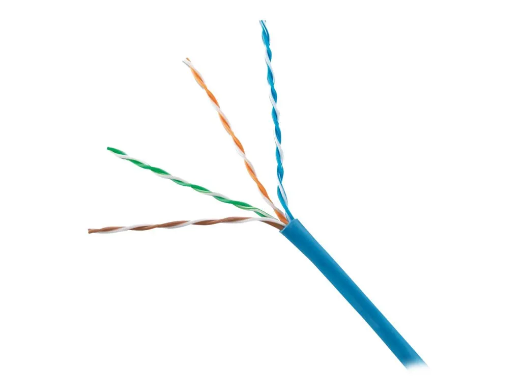 Panduit TX6 - Bulk cable - 1000 ft - 0.2 in - UTP - CAT 6 - IEEE 802.3af/IEEE 802.3at/IEEE 802.3bt - CMP - plenum, solid - violet PUP6C04VL-W