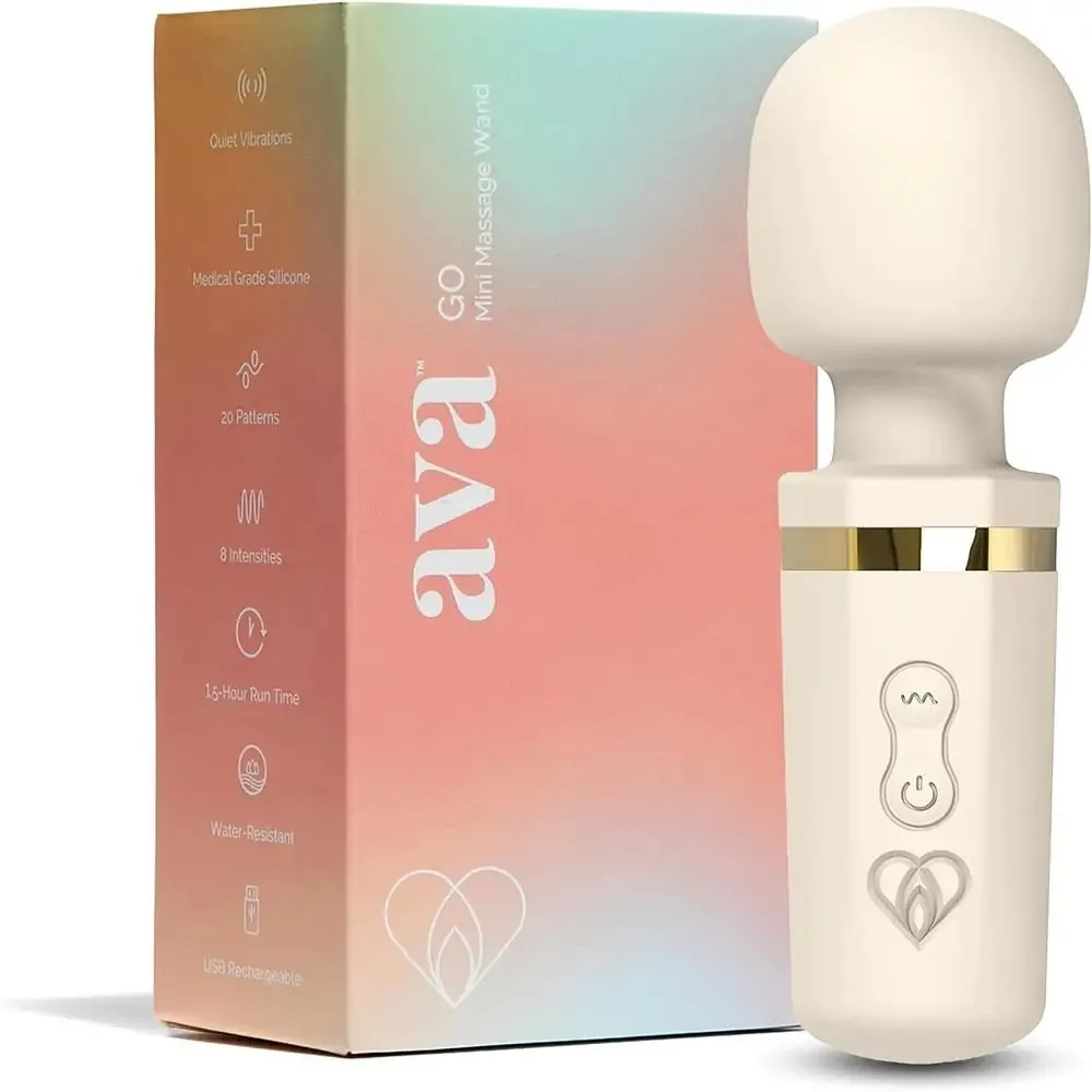 Personal Wand Massager Clit Stimulator Quiet & Small Vibrator #Magic Wand #Solo #Pussy