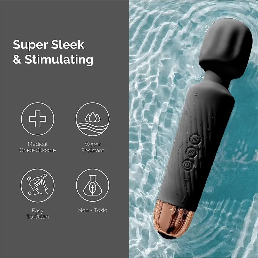 Personal Wand Massager Clit Stimulator Quiet & Small Vibrator #Magic Wand #Solo #Pussy