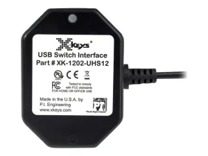 P.I. Engineering X-keys XK-12 USB Switch Interface - Assistive switch interface - USB XK-1202-UHS12-R