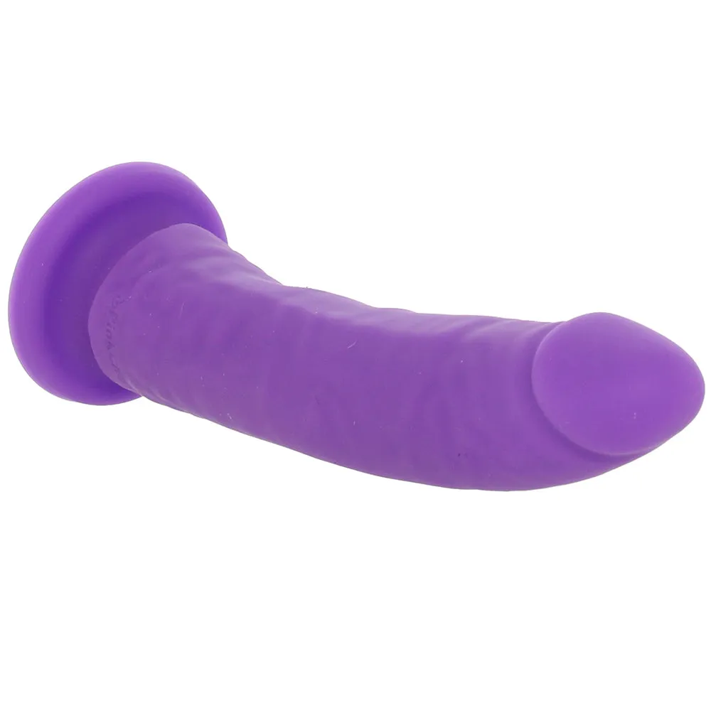 PinkCherry Premium 7.5 Inch Purple Silicone Realistic Dildo