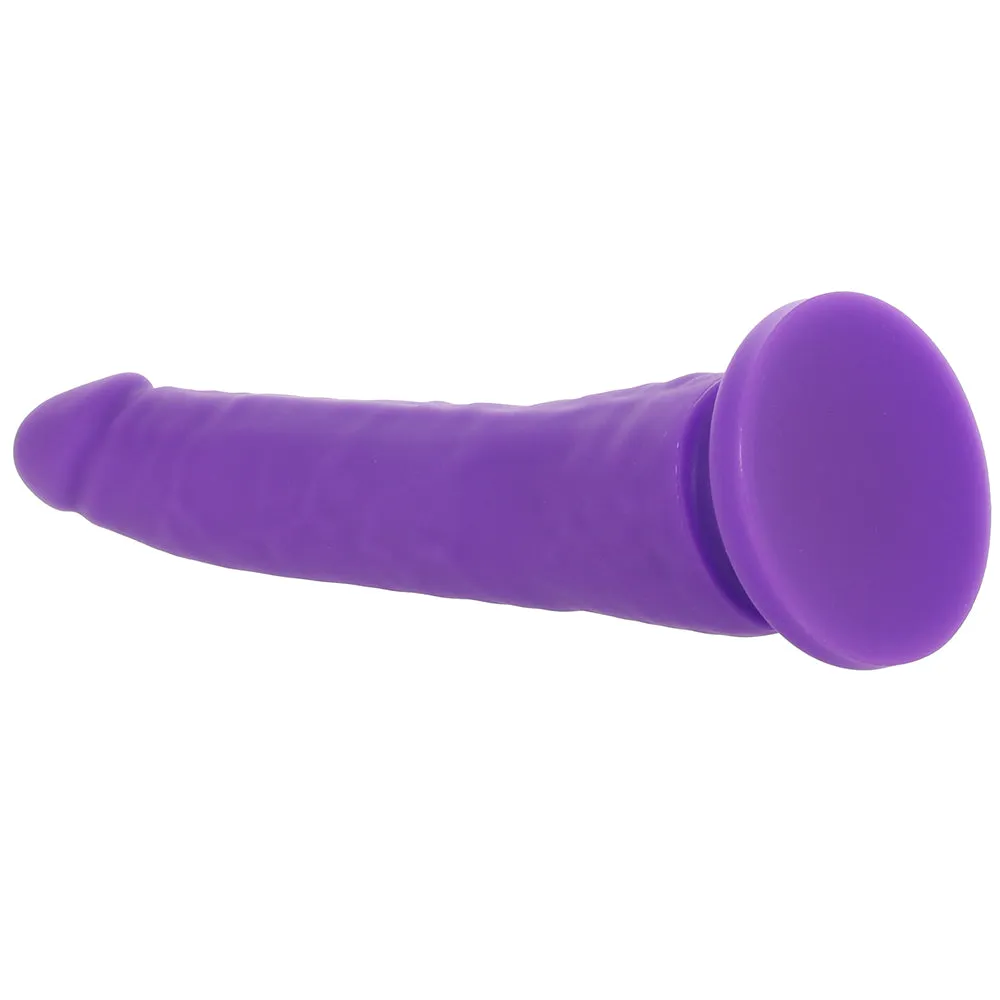 PinkCherry Premium 7.5 Inch Purple Silicone Realistic Dildo