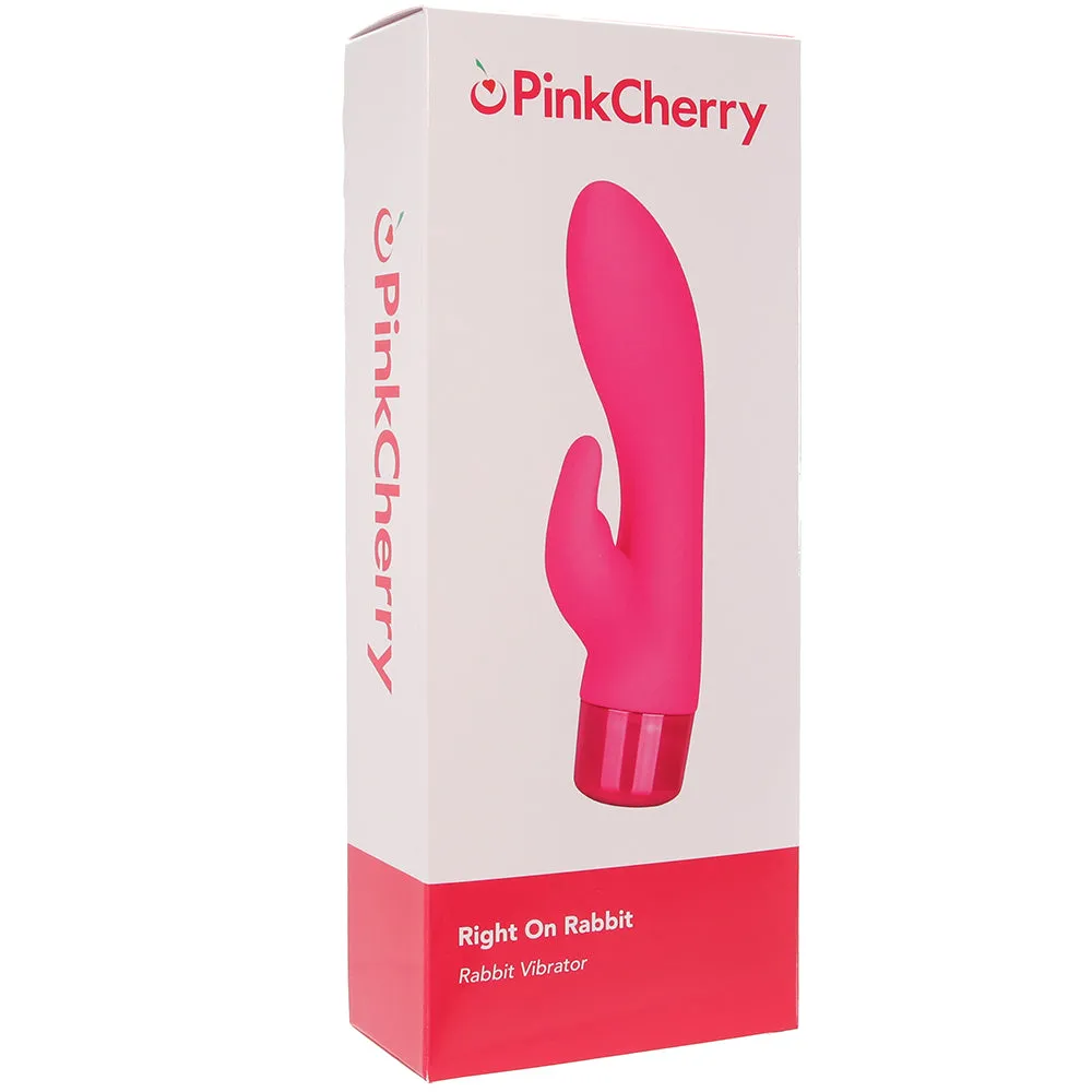 PinkCherry Right On Rabbit Silicone Dual Motor Vibe