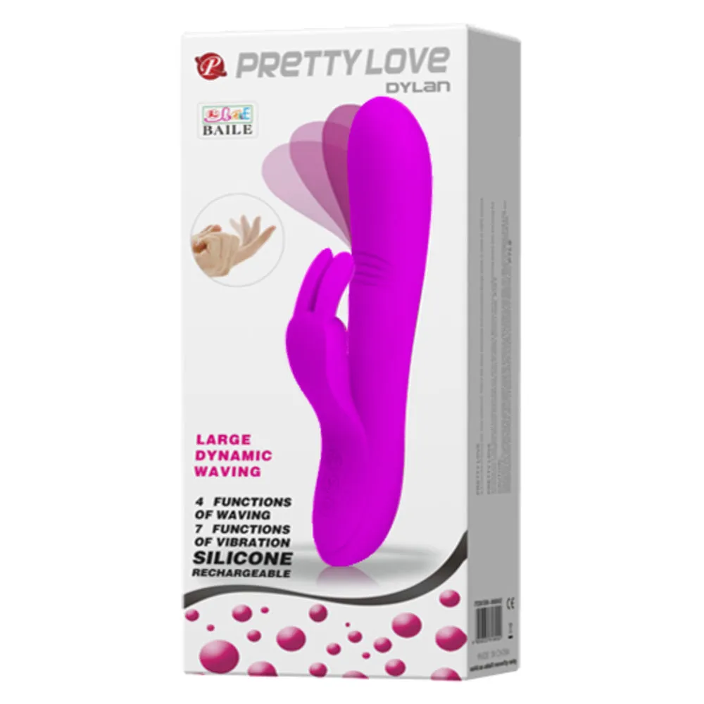Pretty Love Dylan Come-Hither G-Spot Stroking Rabbit Vibrator