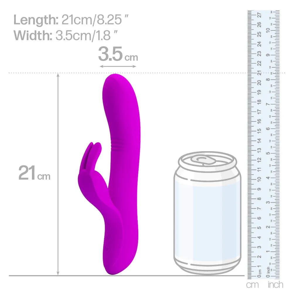 Pretty Love Dylan Come-Hither G-Spot Stroking Rabbit Vibrator