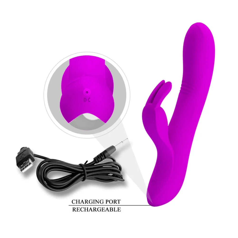 Pretty Love Dylan Come-Hither G-Spot Stroking Rabbit Vibrator
