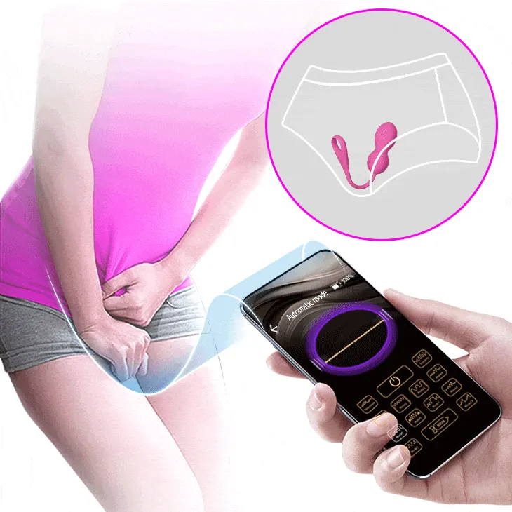 Pretty Love - Elvira App-Controlled Kegel Balls (Pink)