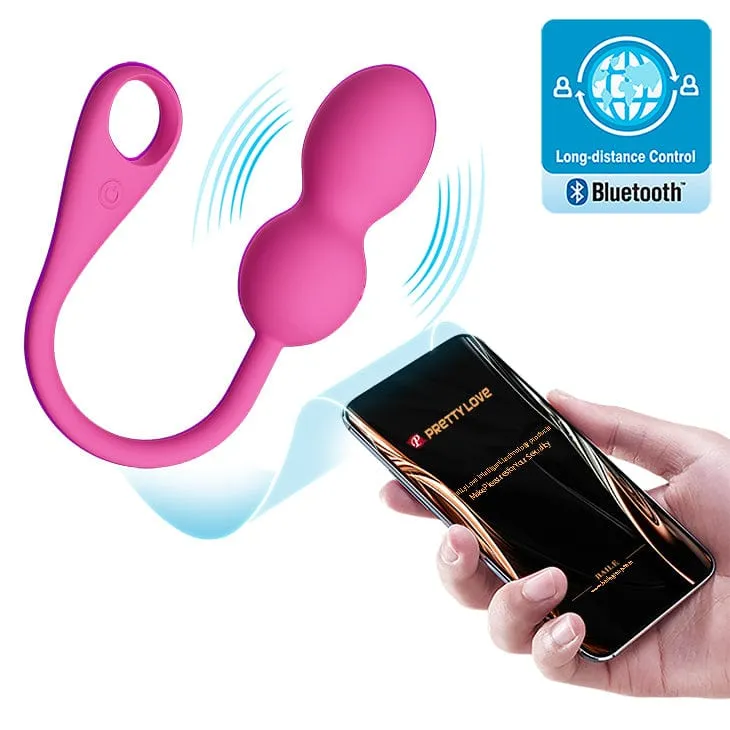 Pretty Love - Elvira App-Controlled Kegel Balls (Pink)