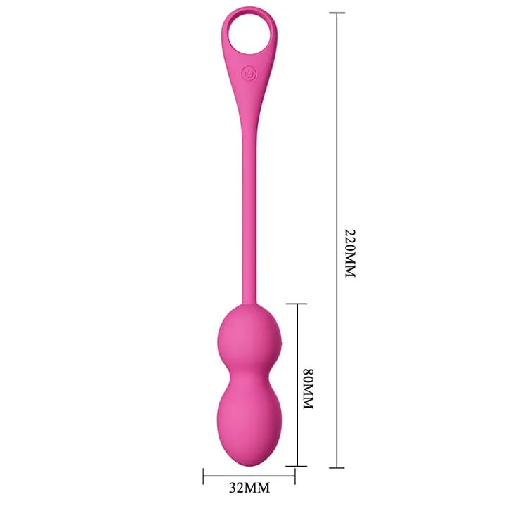 Pretty Love - Elvira App-Controlled Kegel Balls (Pink)