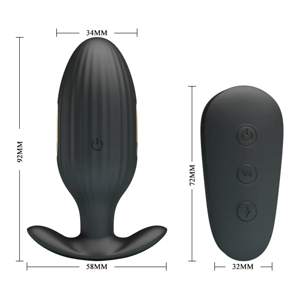 Pretty Love - Kelly Vibrating Electro-Shock Anal Plug