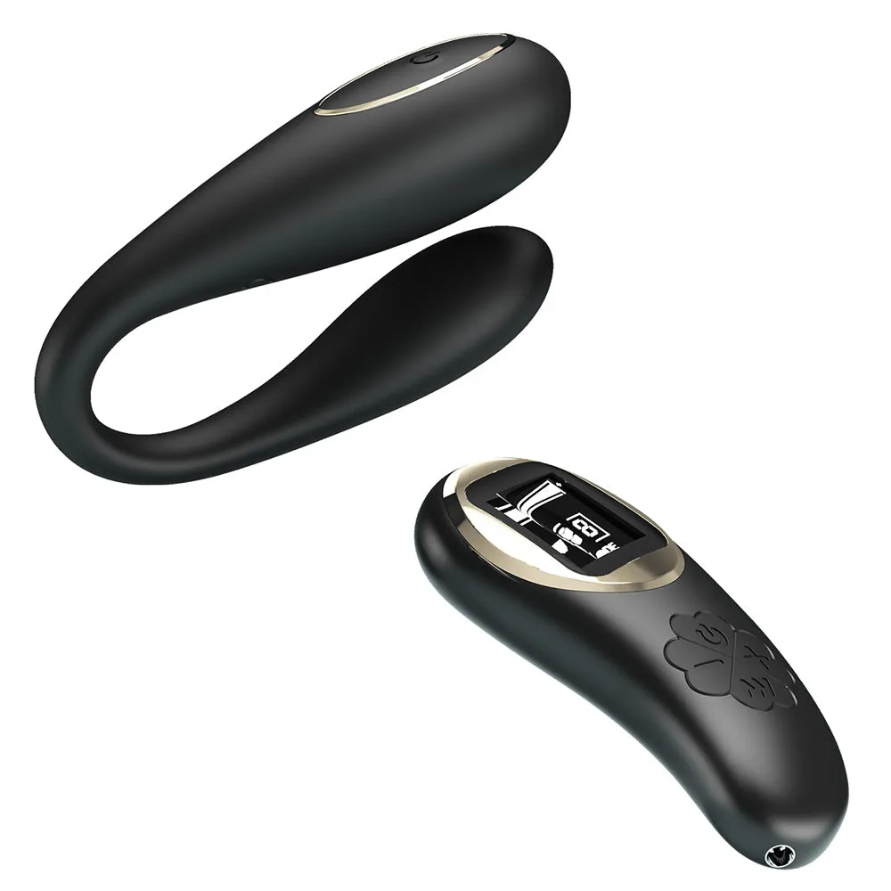 Pretty Love Nathan Couples Vibrator With LED Remote Control