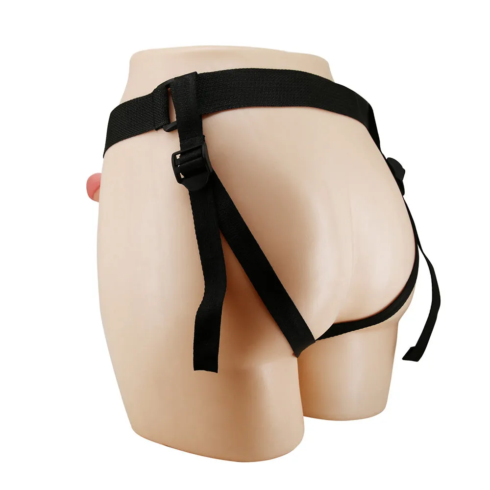 Pretty Love Stark Strap-On Harness Briefs & Hollow 6.9" Dildo