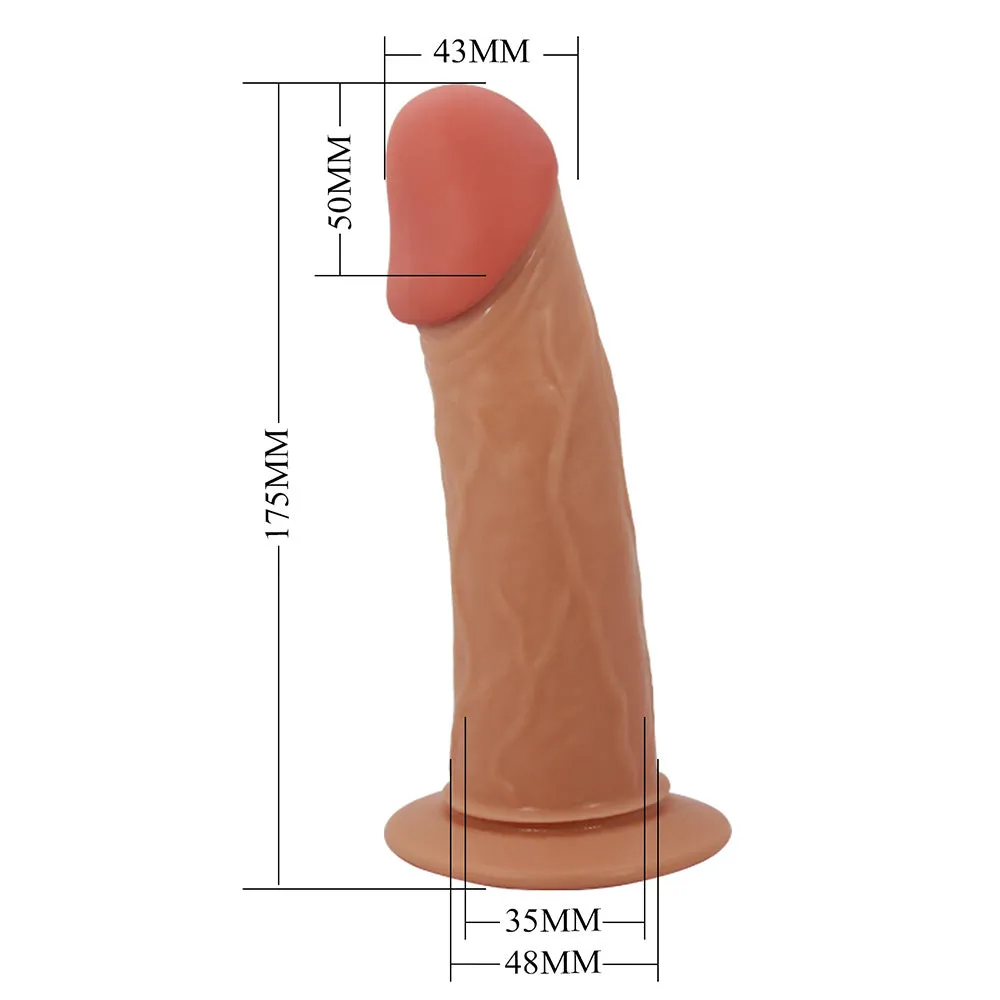 Pretty Love Stark Strap-On Harness Briefs & Hollow 6.9" Dildo