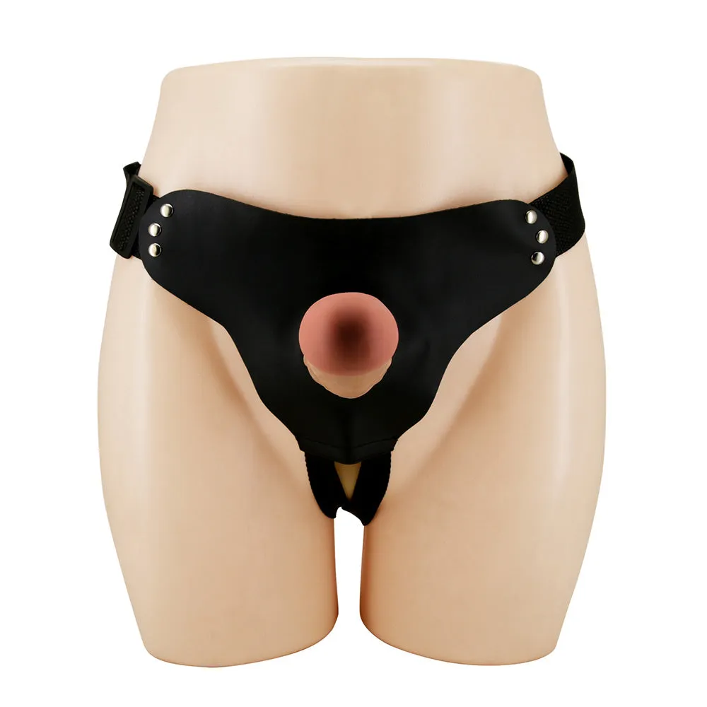 Pretty Love Stark Strap-On Harness Briefs & Hollow 6.9" Dildo