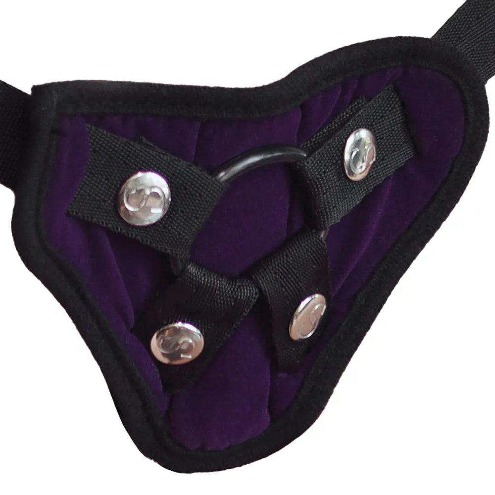 Purple Strap-On Harness