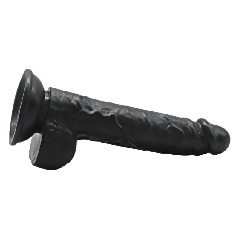 Realistic 6 Inch Veined Suction Cup Dildo With Balls