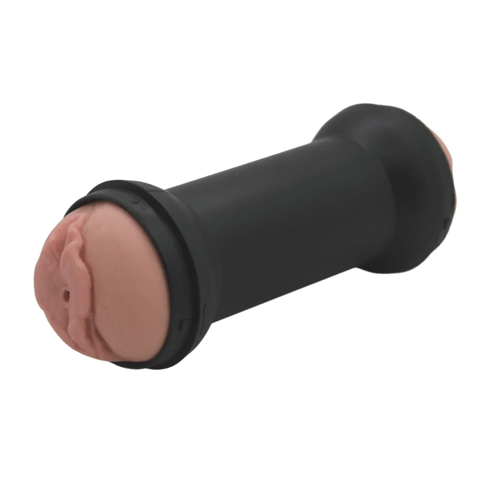 Realistic Double-Ended Stroker - Tight Pussy & Ass or BJ & Pussy Stroker!