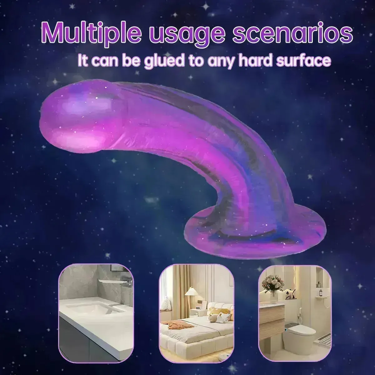 Realistic Silicone Suction Cup Dildo
