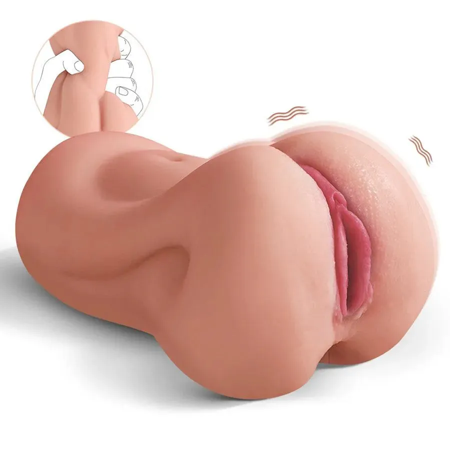 Realistic Silicone Vibrating Pocket Pussy