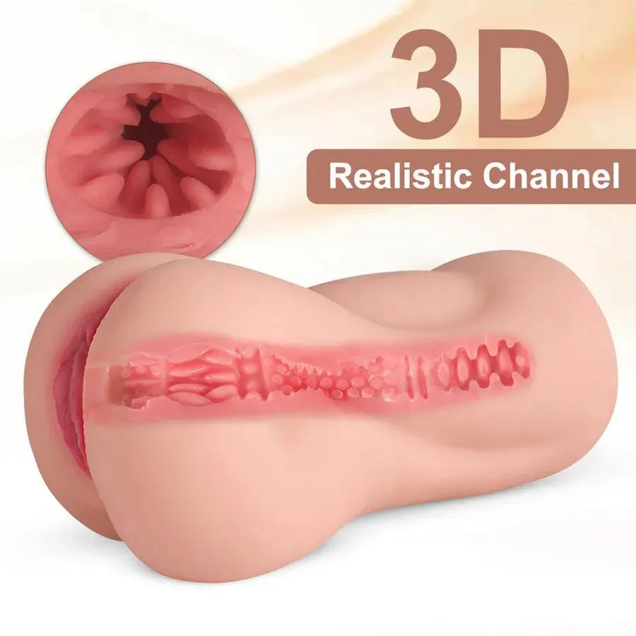 Realistic Silicone Vibrating Pocket Pussy