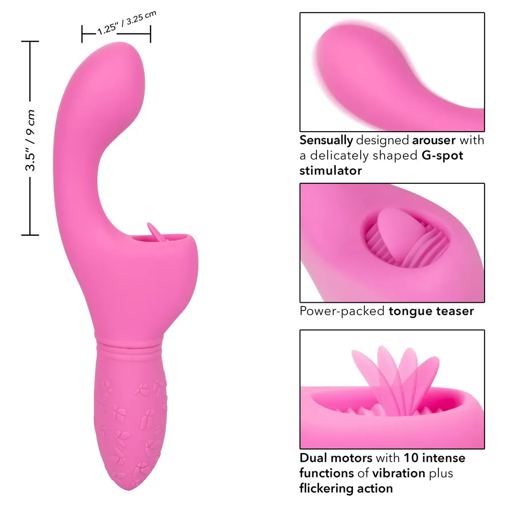 Rechargeable Butterfly Kiss Clitoral Flicker Rabbit Vibrator