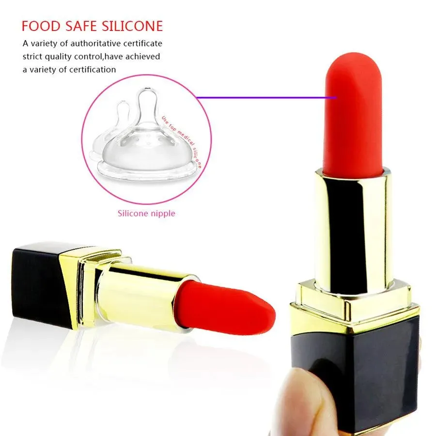 Rechargeable Discreet Lipstick Vibrator