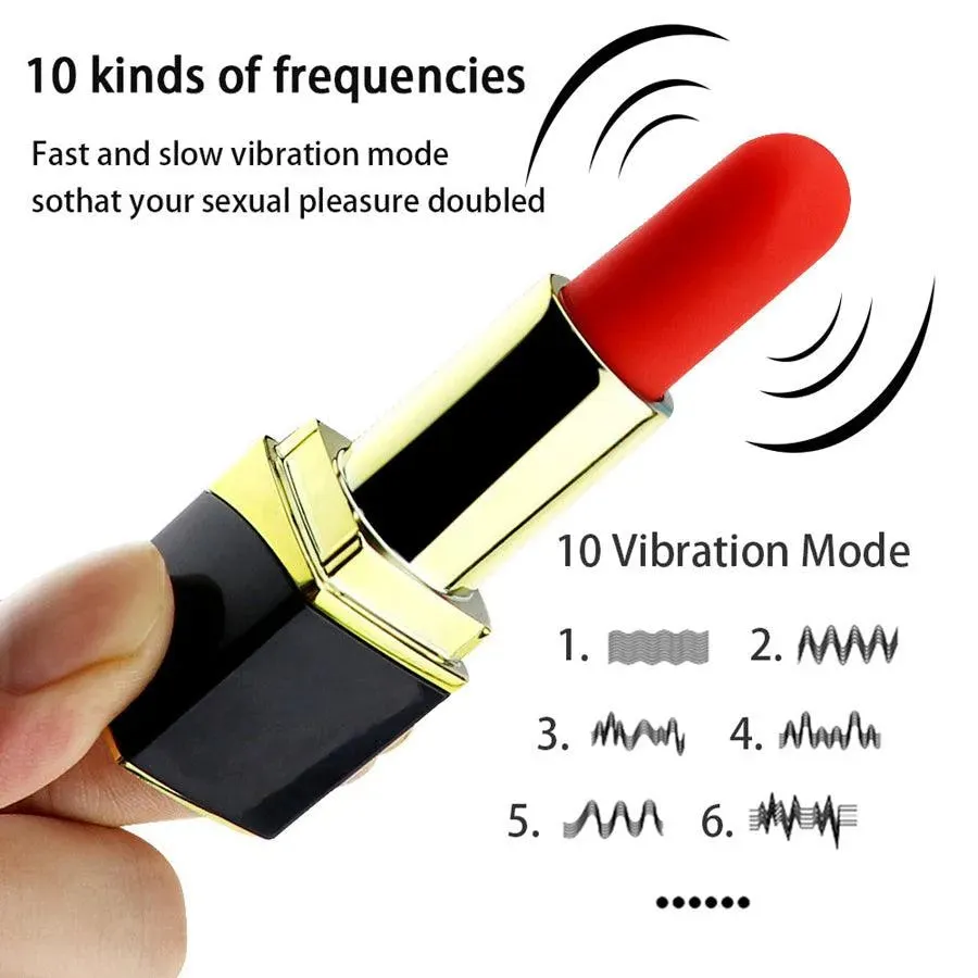 Rechargeable Discreet Lipstick Vibrator