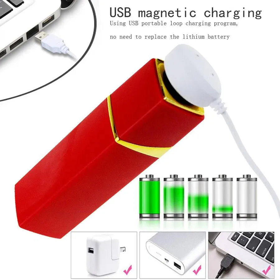 Rechargeable Discreet Lipstick Vibrator