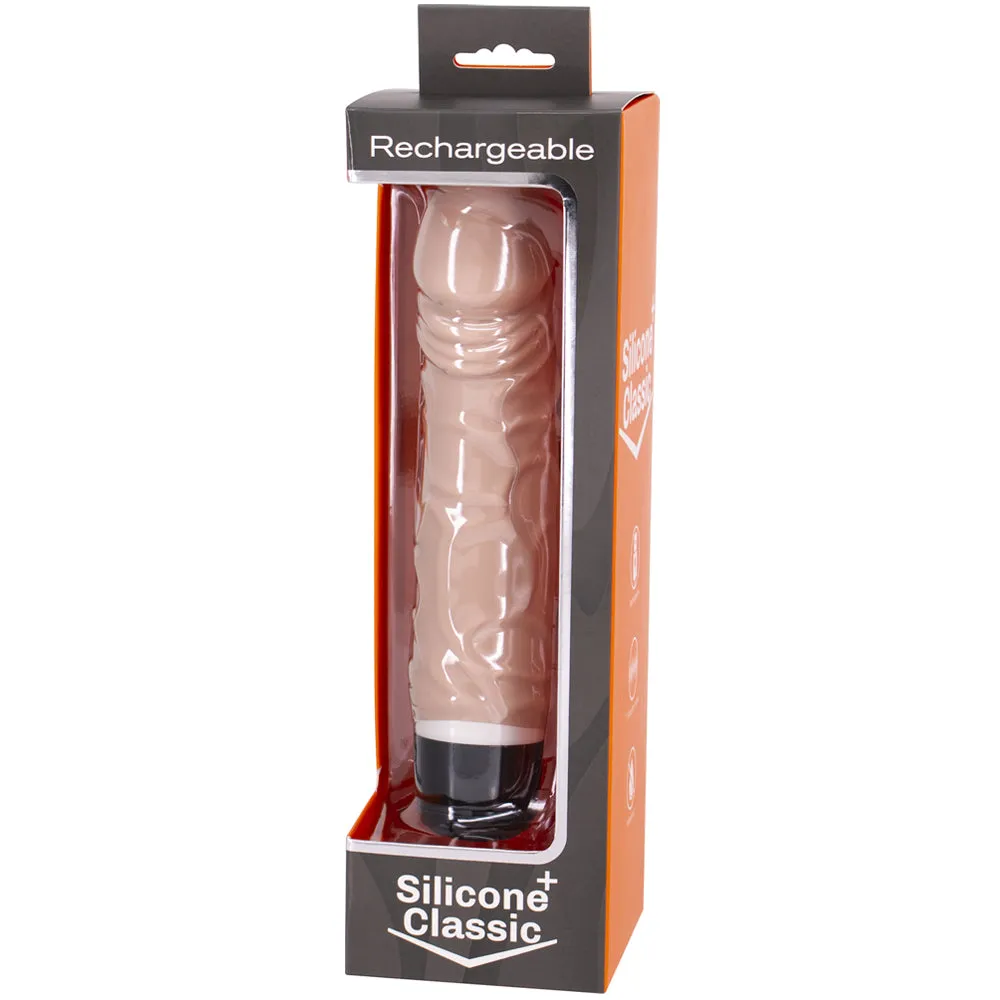 Rechargeable Silicone Classic Medium Vibrator