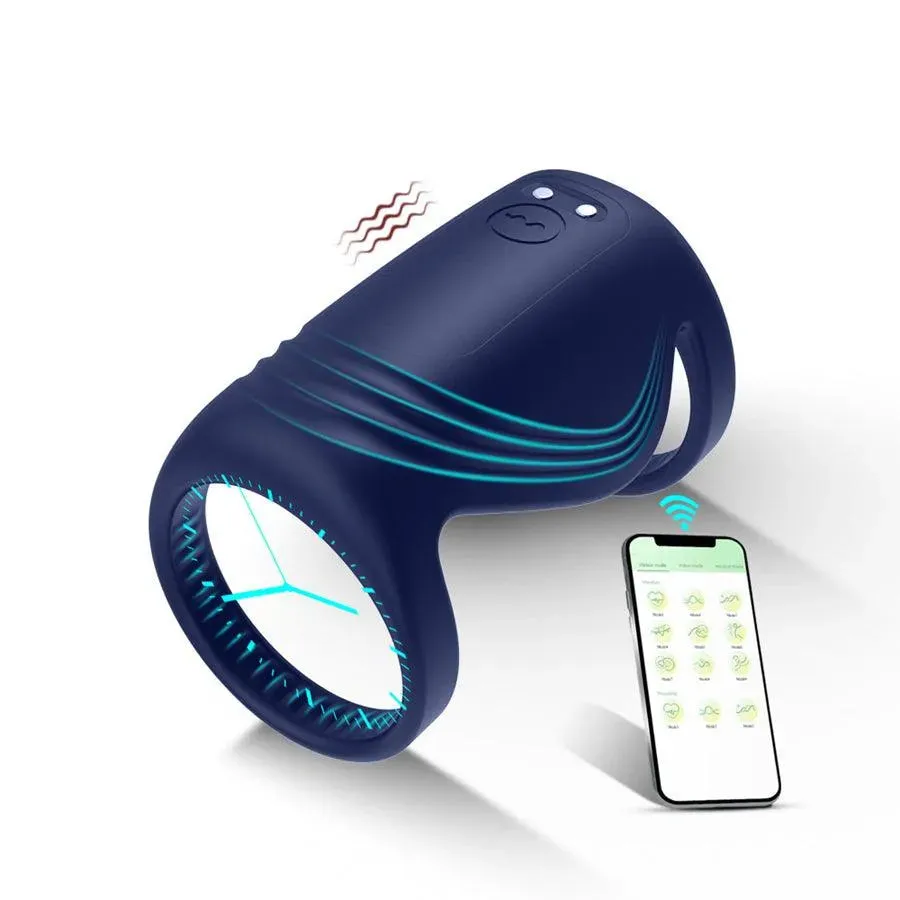 Remot Control Bluetooth Cock Ring Vibrator